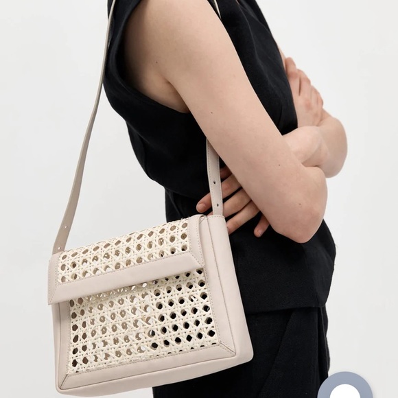 St. Agni Handbags - St. Agni rattan satchel NWT